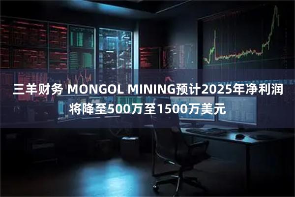 三羊财务 MONGOL MINING预计2025年净利润将降至500万至1500万美元