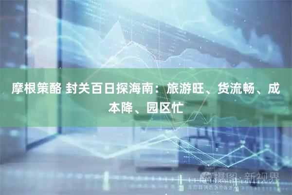 摩根策酪 封关百日探海南：旅游旺、货流畅、成本降、园区忙