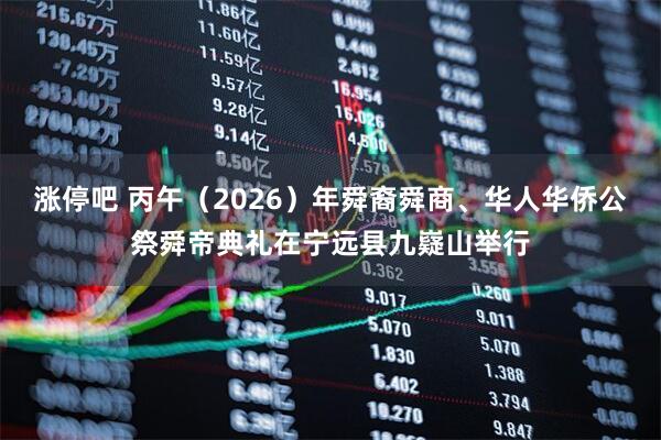 涨停吧 丙午（2026）年舜裔舜商、华人华侨公祭舜帝典礼在宁远县九嶷山举行